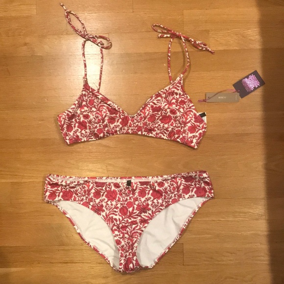 J. Crew Other - J.Crew Tie Bikini Top and Hipster Bikini Bottoms.
